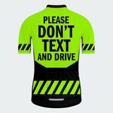 Men's Don't Text And Drive Regular Fit Cycling Kit