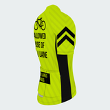 Men's Allowed Use of Full Lane Regular Fit Cycling Kit