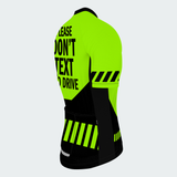 Men's Don't Text And Drive Regular Fit Cycling Kit