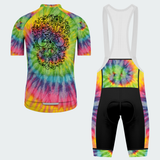 Men's Tie Dye Skull Regular Fit Cycling Kit