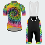 Men's Tie Dye Skull Regular Fit Cycling Kit