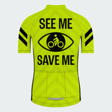 Men's See Me Save Me Regular Fit Cycling Kit