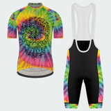Men's Tie Dye Skull Regular Fit Cycling Kit