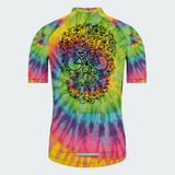 Men's Tie Dye Skull Regular Fit Cycling Kit