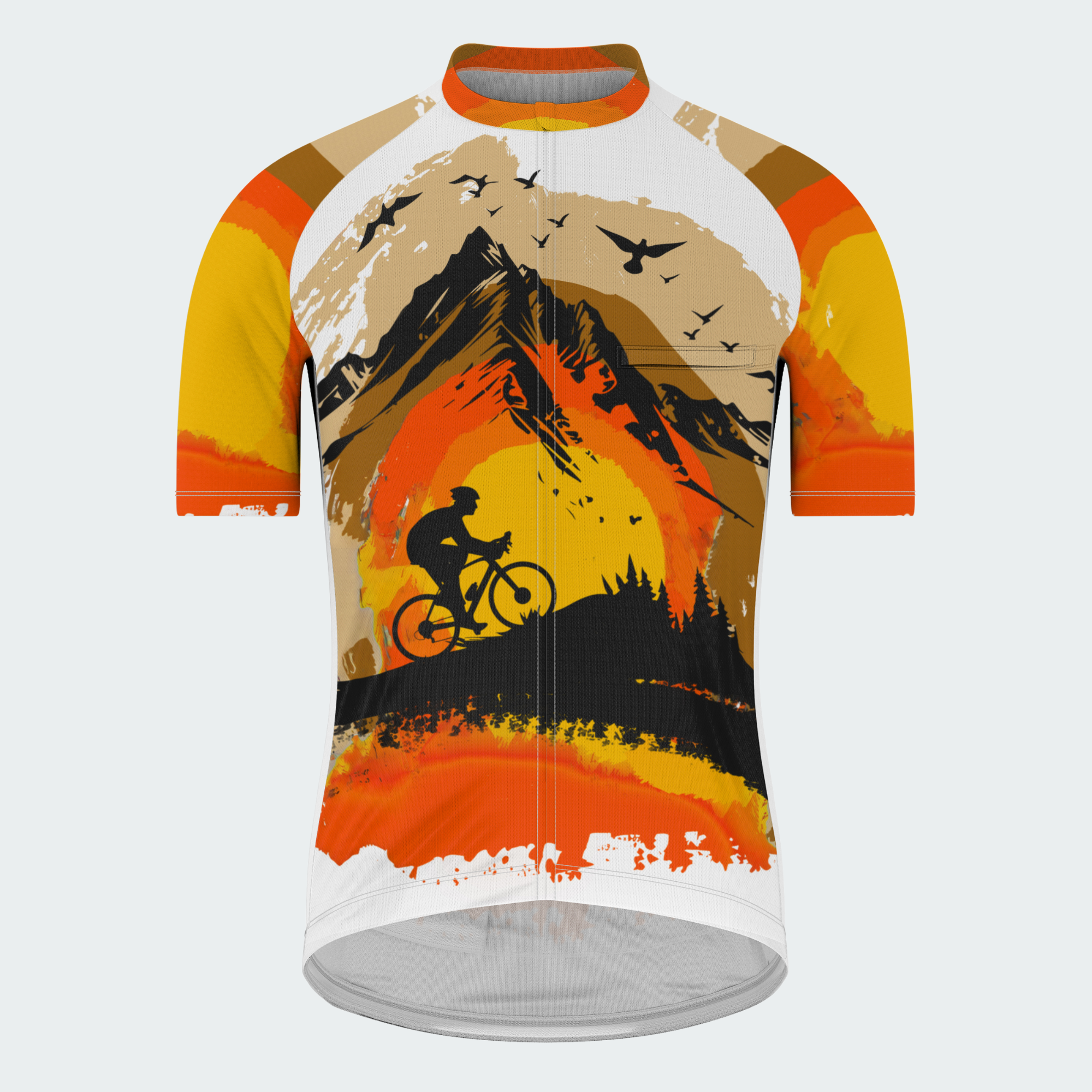 Men's Sunset Peak Regular Fit Cycling Kit