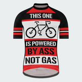 Men's Powered By Ass Not Gas Regular Fit Cycling Kit