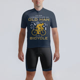 Men's Old Man With A Bicycle Regular Fit Cycling Kit