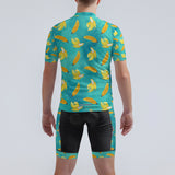 Men's Watercolor Banana Regular Fit Cycling Kit