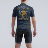 Men's Old Man With A Bicycle Regular Fit Cycling Kit