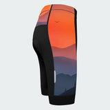 Men's Watercolor Sunset Regular Fit Cycling Kit