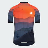 Men's Watercolor Sunset Regular Fit Cycling Kit