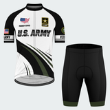 Men’s Personalized U.S. Army Proudly Served Recumbent Trike Cycling Jersey & Kit