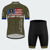 Men’s Personalized U.S. Army Veteran This We’ll Defend Olive Cycling Jersey & Kit