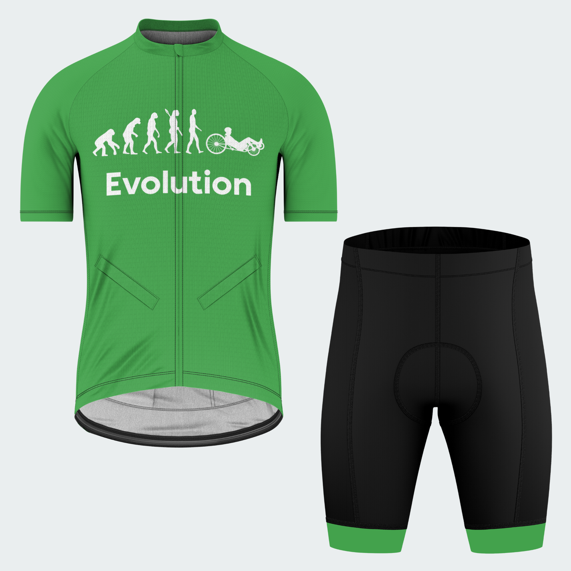 Men’s Personalized Evolution Recumbent Trike Cycling Jersey & Kit