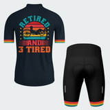 Men’s Personalized Retired & 3 Tired Recumbent Cycling Jersey & Kit