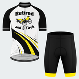 Men’s Personalized Retired & 3 Tired Recumbent Trike Cycling Jersey & Kit