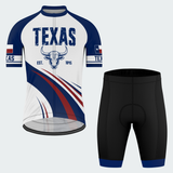 Men’s Personalized Texas Longhorn Lone Star Cycling Jersey & Kit
