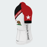 Men’s Personalized California Republic State Cycling Jersey & Kit