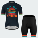 Men’s Personalized Retired & 3 Tired Recumbent Cycling Jersey & Kit