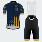 Men’s U.S. Navy Veteran Pride Recumbent Trike Cycling Jersey & Kit