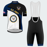 Men’s Personalized U.S. Navy Recumbent Trike Cycling Jersey & Kit