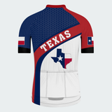 Men’s Personalized Texas Lone Star Flag Map Cycling Jersey & Kit