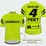 Men's Personalized Give Me 4 Feet Cycling Jersey & Kit
