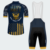 Men’s U.S. Navy Veteran Pride Recumbent Trike Cycling Jersey & Kit