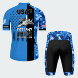 Men’s Personalized U.S. Air Force Aim High Recumbent Trike Cycling Jersey & Kit