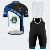 Men’s Personalized U.S. Air Force Recumbent Trike Cycling Jersey & Kit