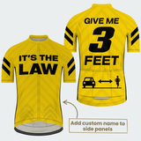 Men's Personalized 3 Feet It's The Law Jersey & Cycling Kit