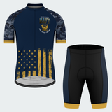 Men’s U.S. Navy Veteran Pride Recumbent Trike Cycling Jersey & Kit