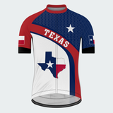 Men’s Personalized Texas Lone Star Flag Map Cycling Jersey & Kit