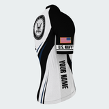 Men’s Personalized U.S. Navy Proudly Served Recumbent Trike Cycling Jersey & Kit