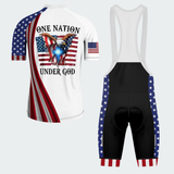 Men’s Personalized One Nation Under God Recumbent Trike Cycling Jersey & Kit