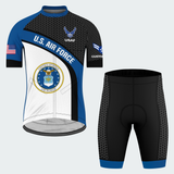 Men’s Personalized U.S. Air Force Recumbent Trike Cycling Jersey & Kit