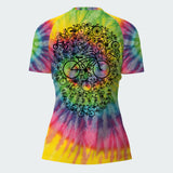 Women's Tie Dye Skull TeeCra