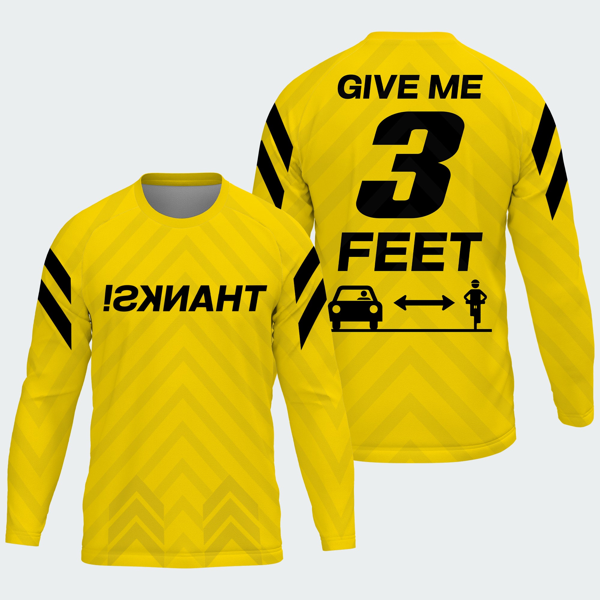 Men's Give Me 3 Feet Yellow TeeCra