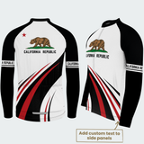 Men’s Personalized California Republic Pride Cycling Jersey & Kit
