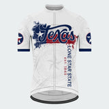 Men’s Personalized Lone Star State Vintage Regular Fit Cycling Jersey