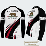 Men’s Personalized California Republic Bear Cycling Jersey & Kit