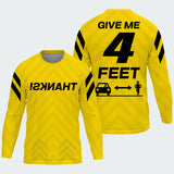 Men's Give Me 4 Feet Yellow TeeCra