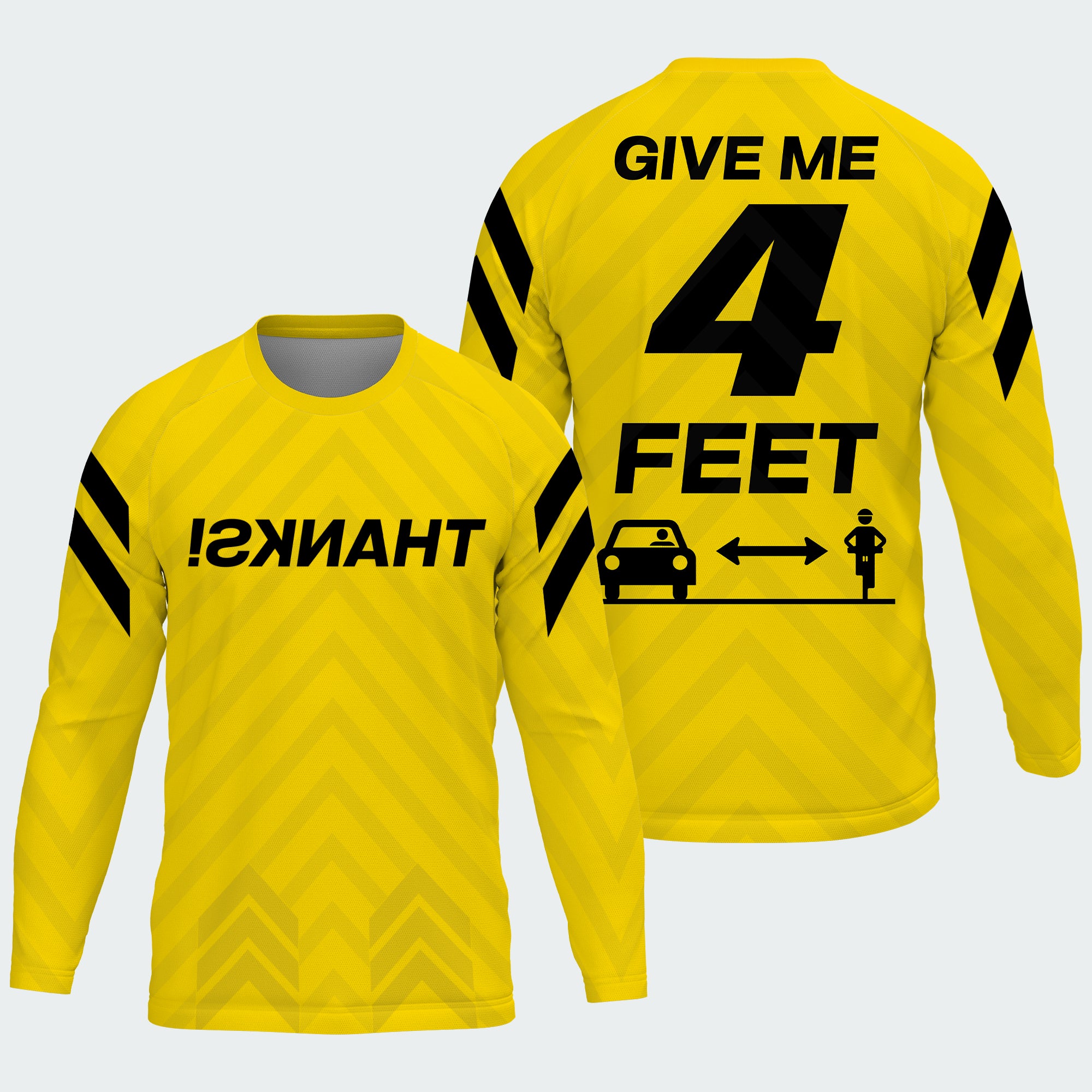 Men's Give Me 4 Feet Yellow TeeCra