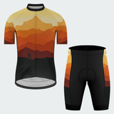 Men's Personalized Mountain Sunset Cycling Jersey & Kit