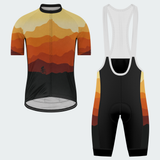 Men's Personalized Mountain Sunset Cycling Jersey & Kit
