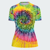 Women's Tie Dye Skull TeeCra