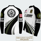 Men’s Personalized U.S. Army Proudly Served Recumbent Trike Cycling Jersey & Kit