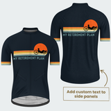 Men’s Personalized My Retirement Plan Recumbent Trike Cycling Jersey & Kit