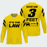 Men's 3 Feet It's The Law Yellow TeeCra