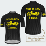 Men’s Personalized This Is How I Roll Recumbent Trike Cycling Jersey & Kit